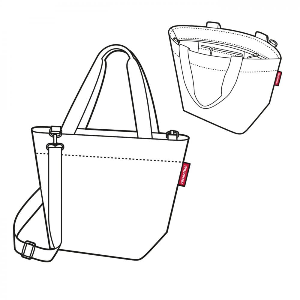 Malá barevná kabelka shopper XS miami black ZR7055 2