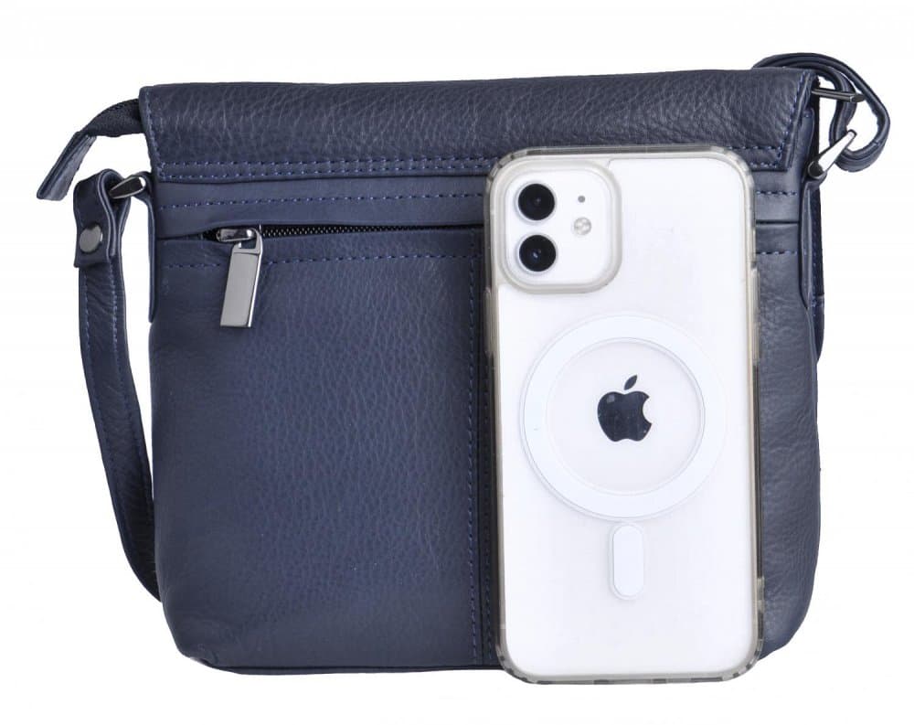 New bags leather malá kabelka přes rameno LB-204 tmavě modrá 5