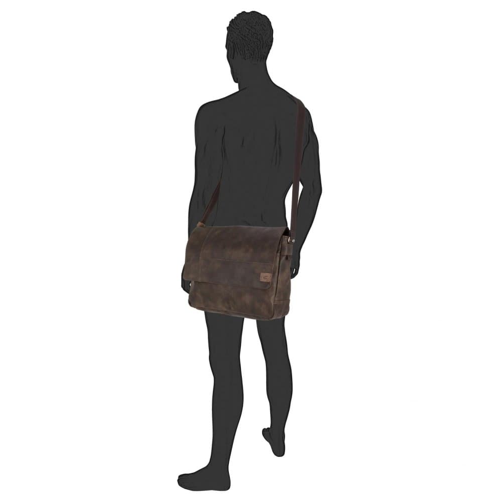 Pánská taška přes rameno Camel Active Laos messenger bag 251-801-29 hnědá 4