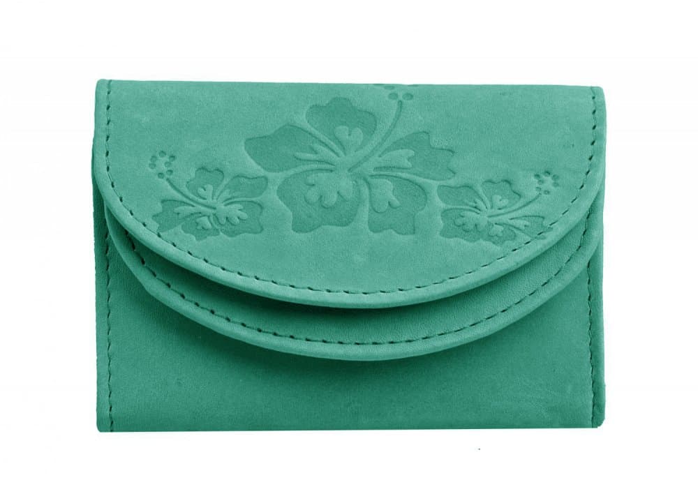 HJP malá peněženka 7116-B TYRKYS GREEN 2