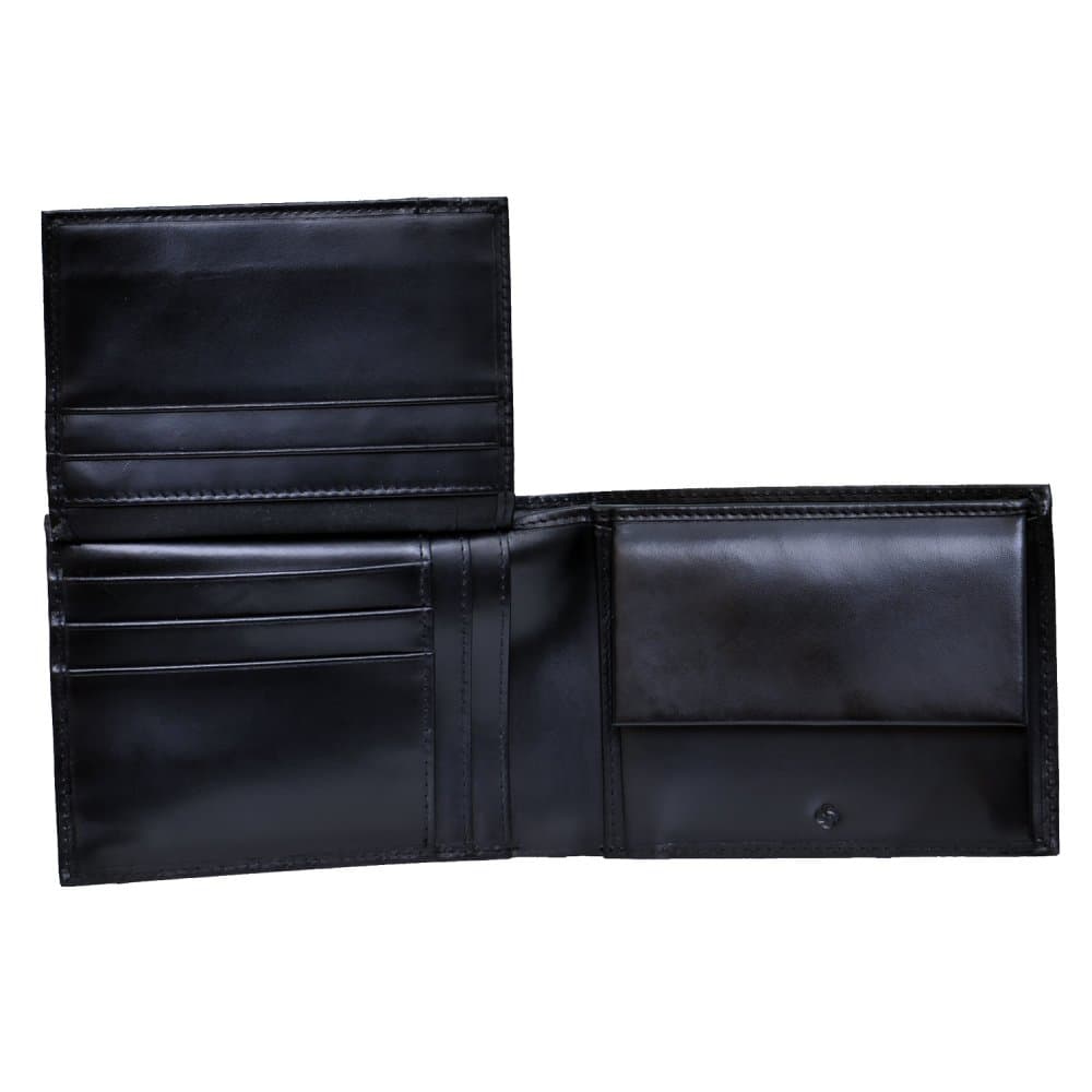 Samsonite Luxusní velká pánská kožená peněženka Refined SLG 155856-1041 černá 6
