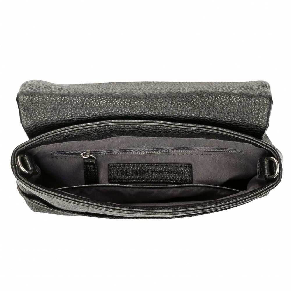 Tom Tailor Denim Marlow Flap Bag M 012012 černá – dámská crossbody kabelka 3