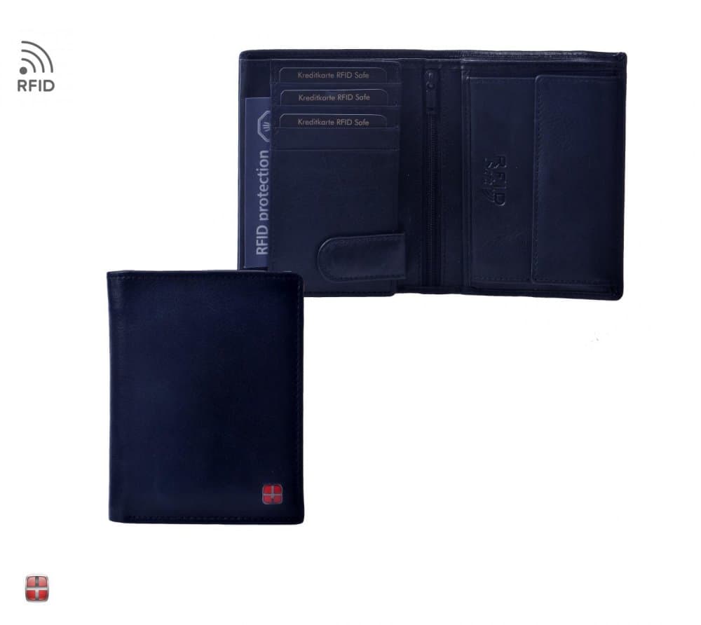 Pánská peněženka kožená černá s RFID DATA SAFE ochranou LBC-110 2