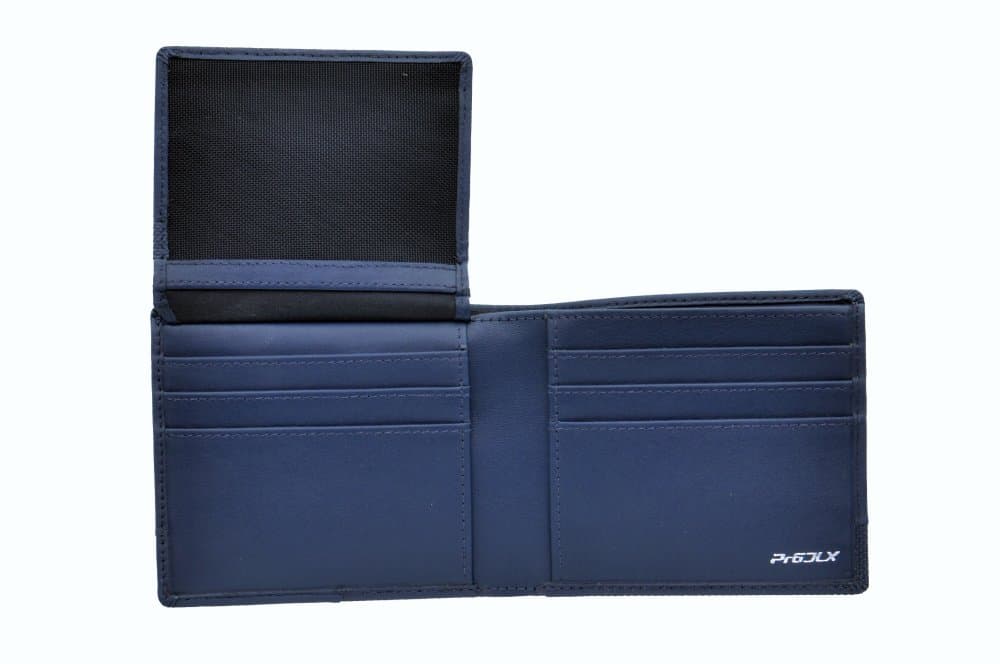 Samsonite pánská kožená malá peněženka bez kapsy na drobné PRO-DLX 6 144549-1615 tmavě modrá 5