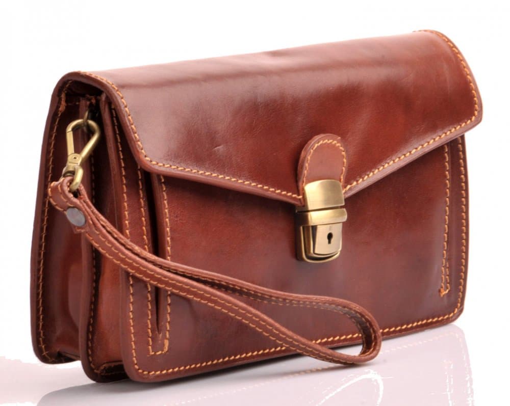 Giglio leather pánská kožená etue na doklady 100-A hnědá 2