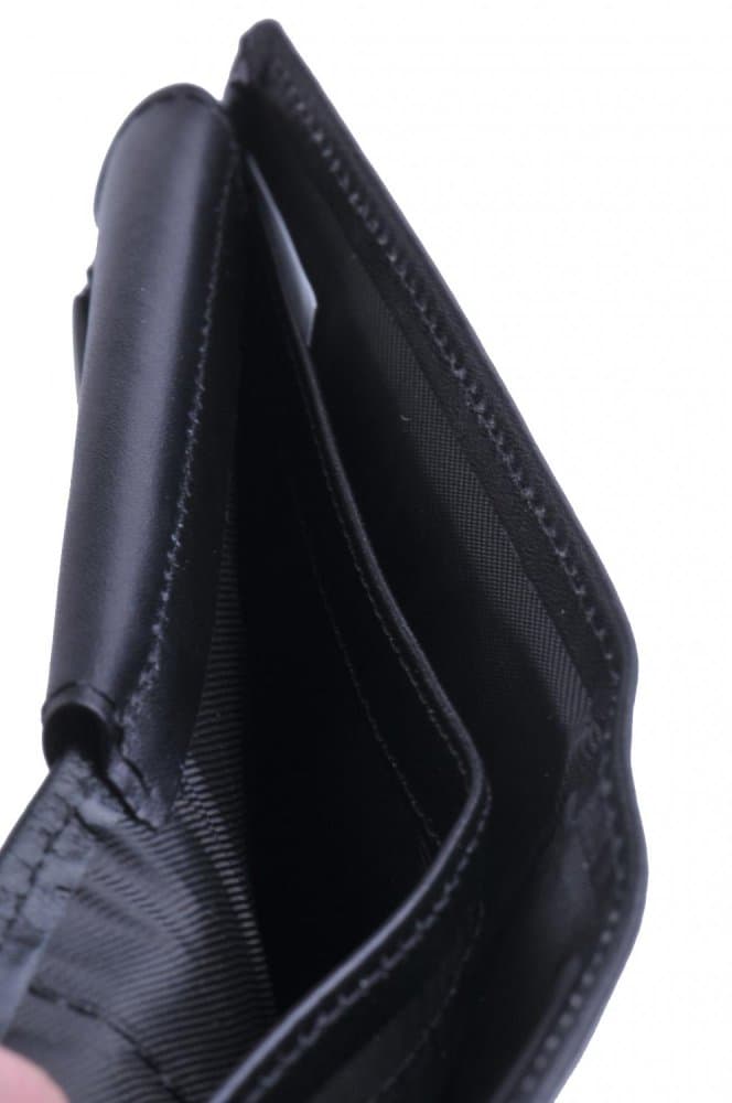Giglio leather Pánská peněženka GF-011 černá zipová kapsa na mince 6