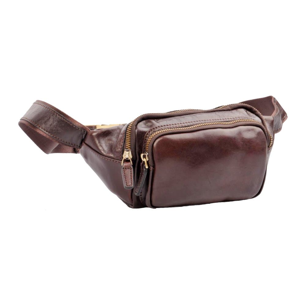 Giglio leather kožená ledvinka 1202 hnědá 3