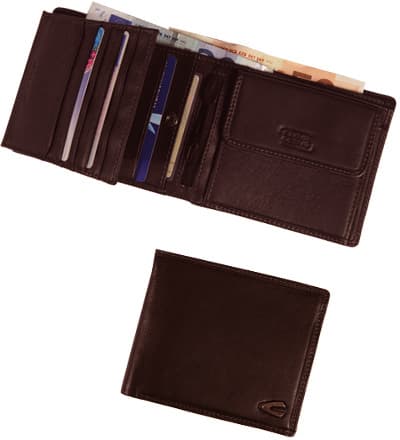 Kožená peněženka RFID Safe B34-706-20 hnědá 5