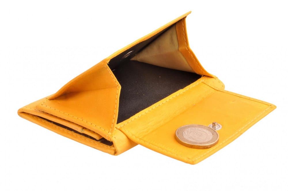 Dámská malá žlutá peněženka 7116-A YELLOW 2