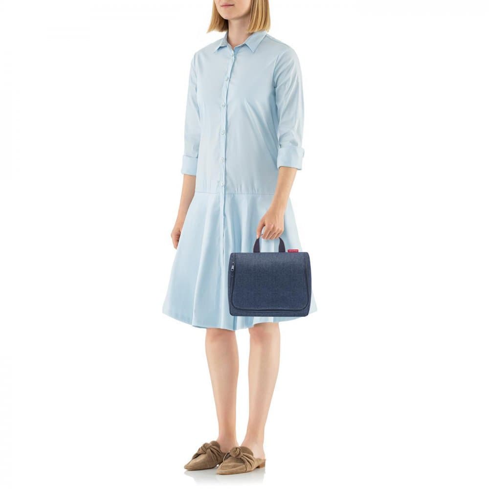Velká kosmetická taška Reisenthel toiletbag XL herringbone dark blue WO4113 6