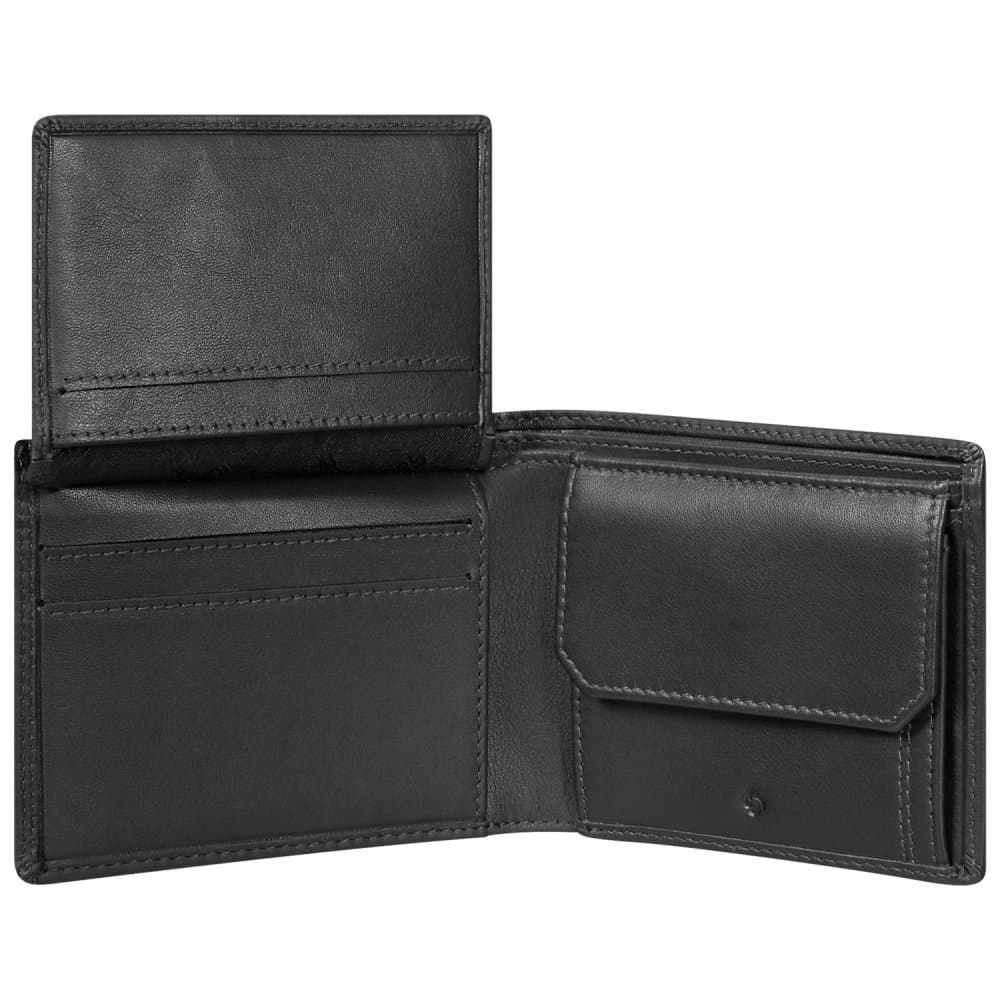 Samsonite pánská malá kožená peněženka Attack 2 SLG 140976-1041 černá 3