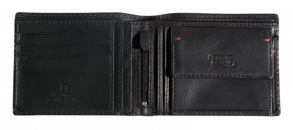 Camel Active Salamanca Horizontal Wallet Kožená větší černá peněženka 181-703-60 černá 5