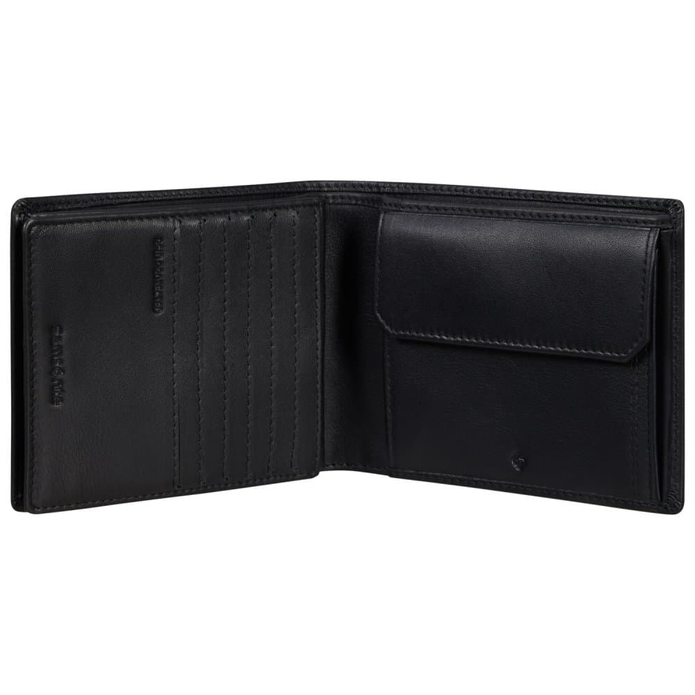 Samsonite pánská kožená peněženka Attack 2 SLG 135052-1041 černá 2