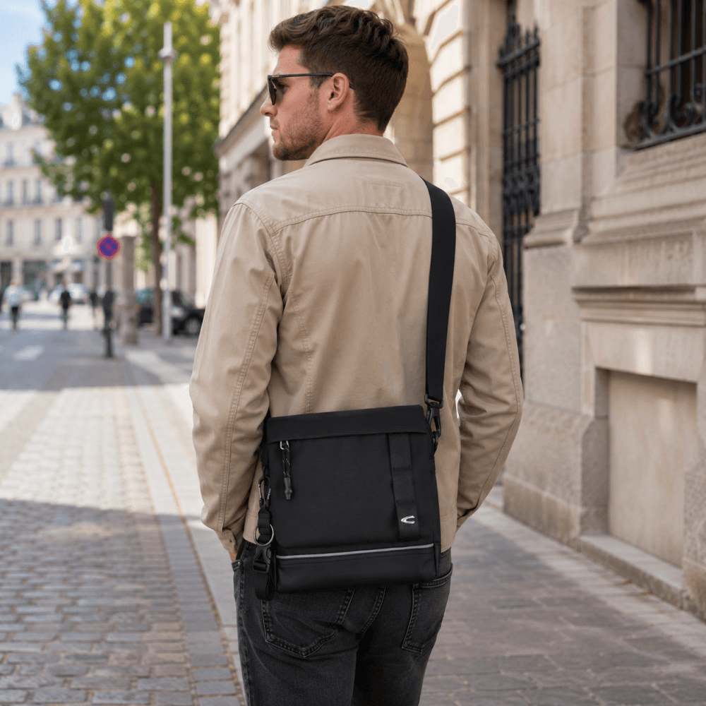 Camel Active Connect Flap Bag S pánská taška přes rameno černá 012224 2