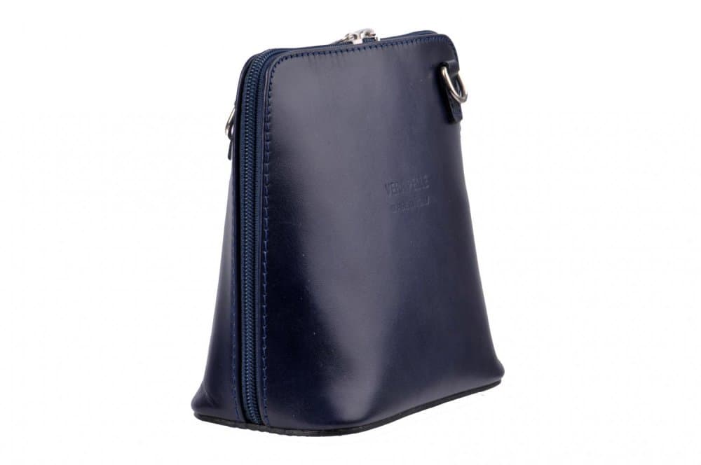 Giglio leather malá dámská kožená kabelka 133 tmavě modrá 3