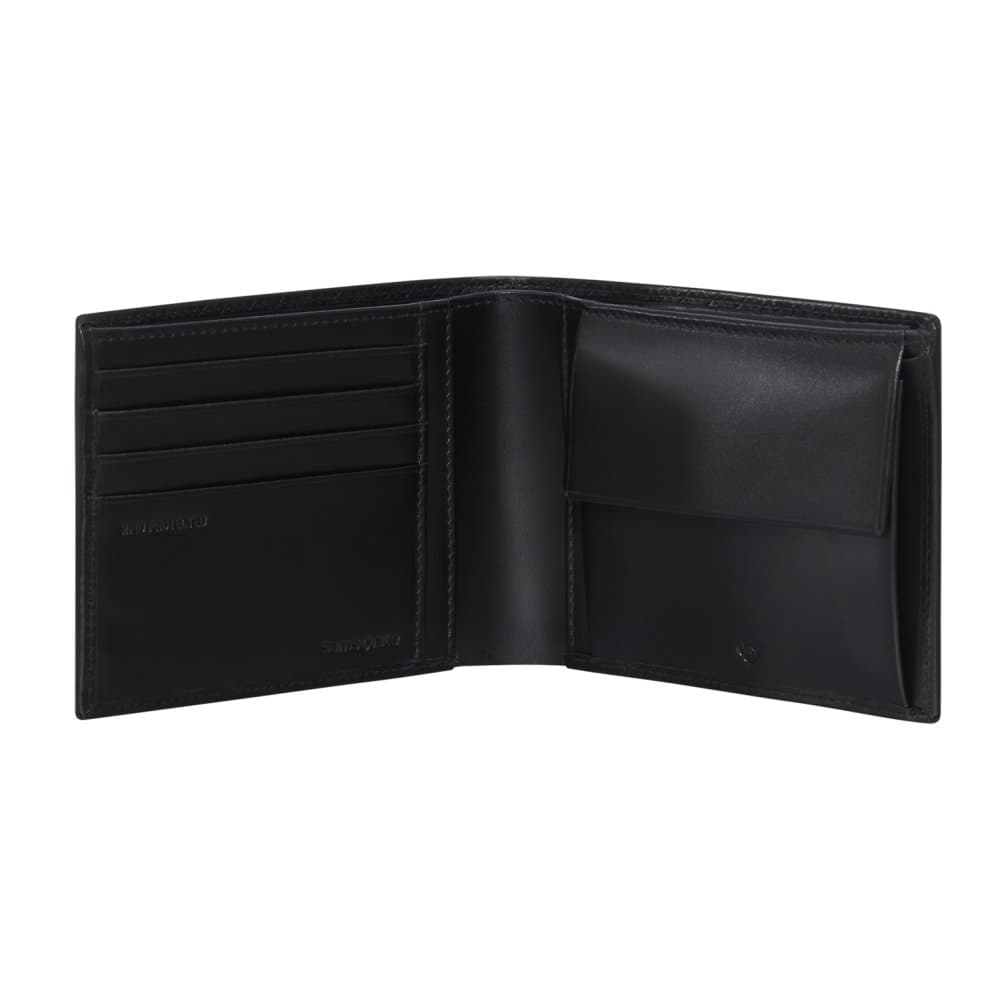 Samsonite Luxusní velká pánská kožená peněženka Refined SLG 155854-1041 černá 4