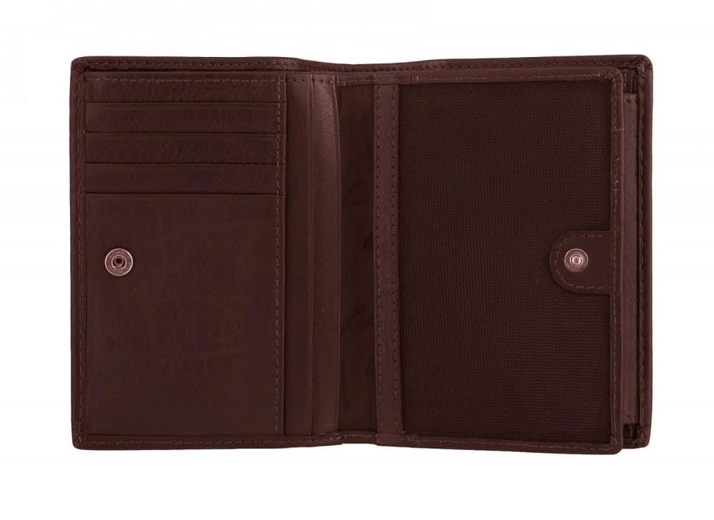Pánská kožená peněženka RFID SAFE 249-705-29 tmavě hnědá 4