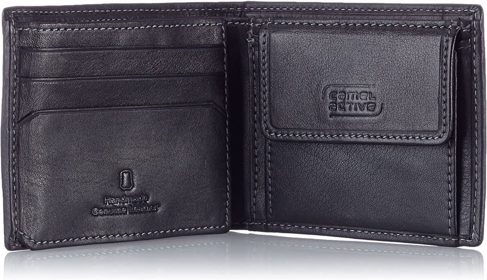 Camel Active malá peněženka B34-703-60 černá, zip na bankovky 5