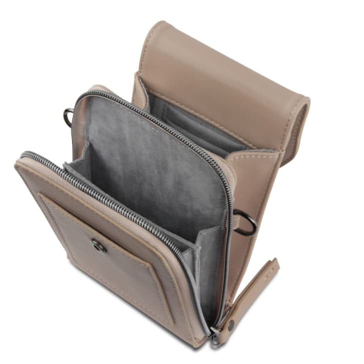 Bugatti Almata Mobile Purse Bag – elegantní dámská crossbody taška na smartphone 49665354 béžová 5