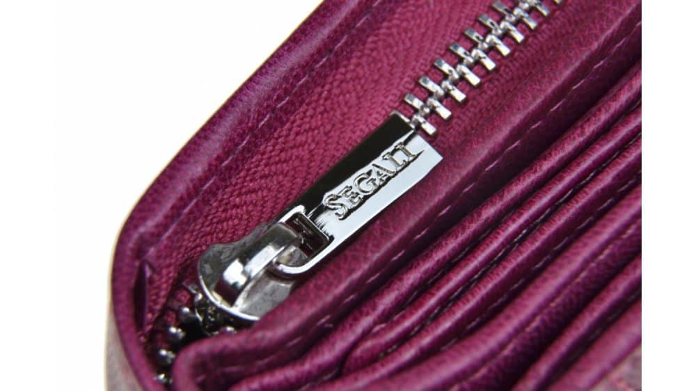Dámská peněženka kožená SEGALI 7196 B fuchsia - růžová 6