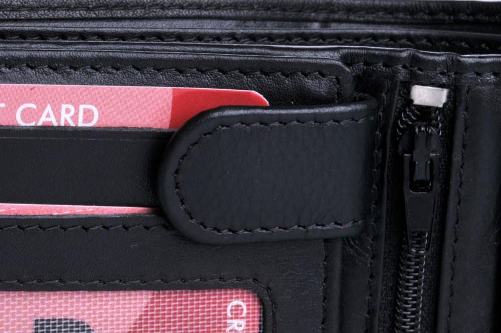 Pánská kožená peněženka s RFID ochranou Old River 261 černá 6