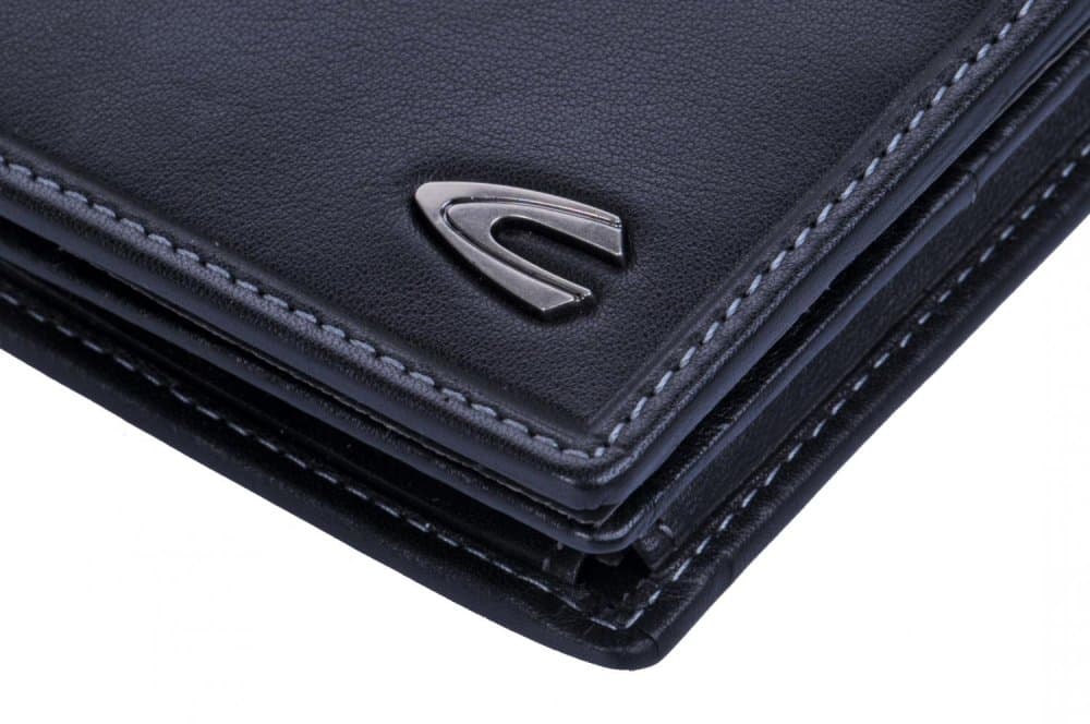 Pánská kožená peněženka RFID SAFE B34-708-60 černá (zip na bankovky) 6