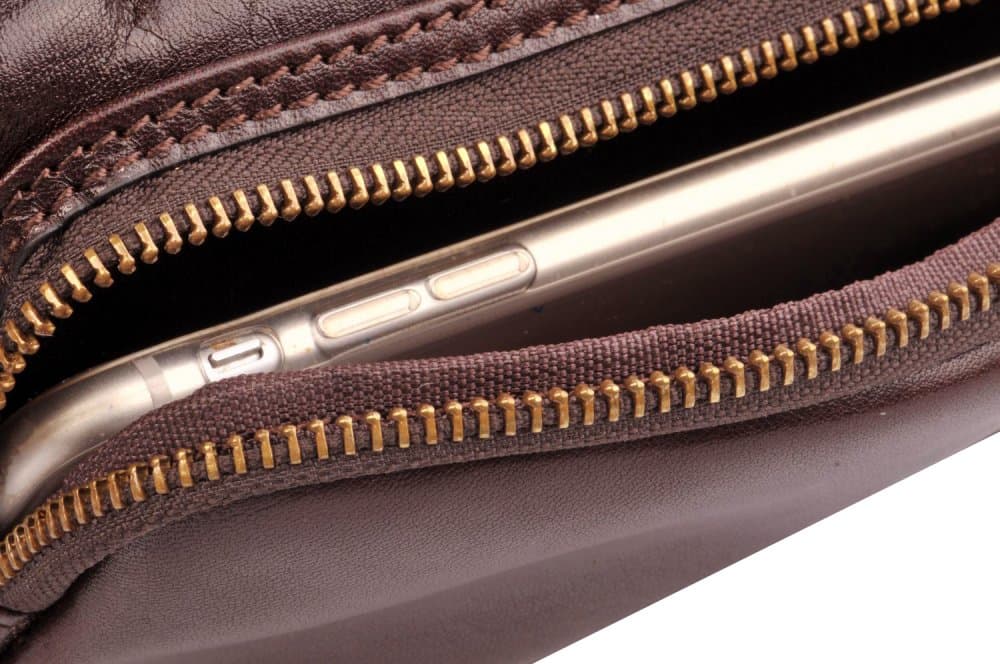 Giglio leather kožená ledvinka 1202 hnědá 5