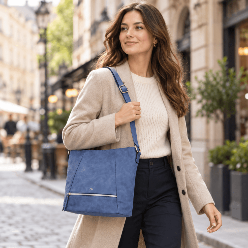 Dámská kabelka Tom Tailor modrá Nicky Hobo Bag M 2640171-53 2