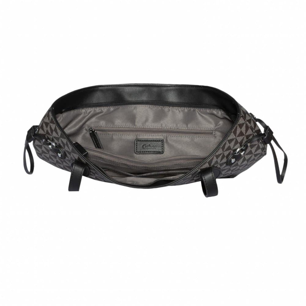 Gabor Kabelka Barina zip shopper mixed black 8441-133 černá 3