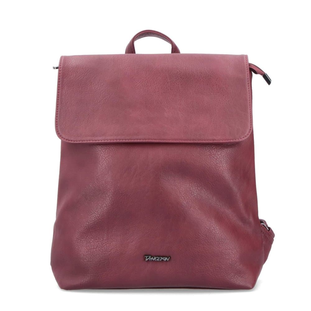 Tangerin Dámský elegantní koženkový batoh do města 8009 bordó 2