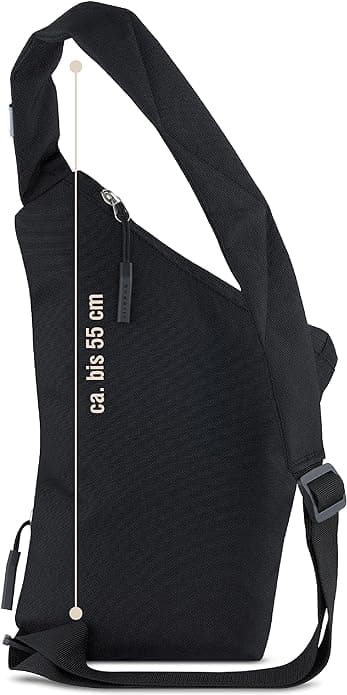 Bugatti Pánský batoh na jedno rameno černý BlancDeLight 49451101 body safe bag 4