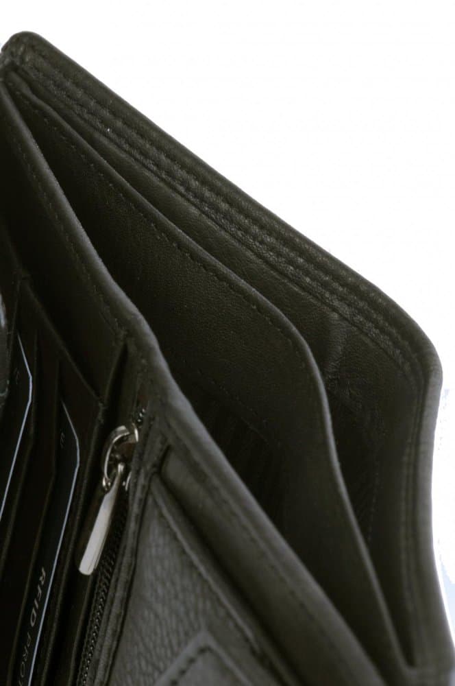 Pánská peněženka kožená RFID ochrana OR-102 černá 6