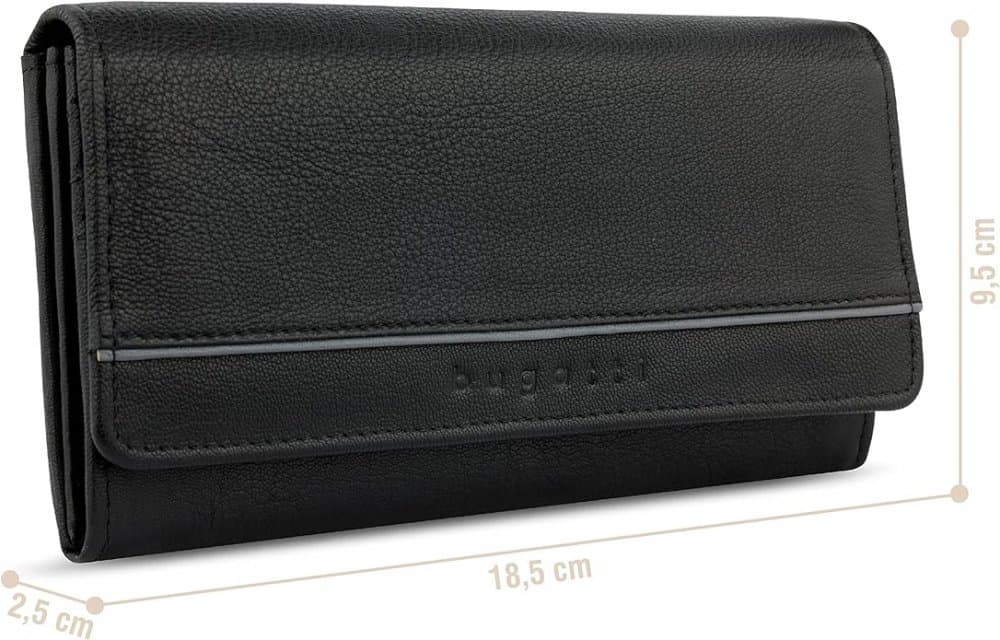 Dámská peněženka Bugatti Banda long 49133501 černá 6