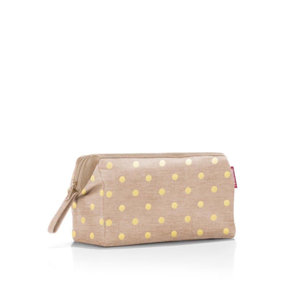 Dámská taštička na kosmetiku Reisenthel Travelcosmetic Metallic dots coffee WC6050 4