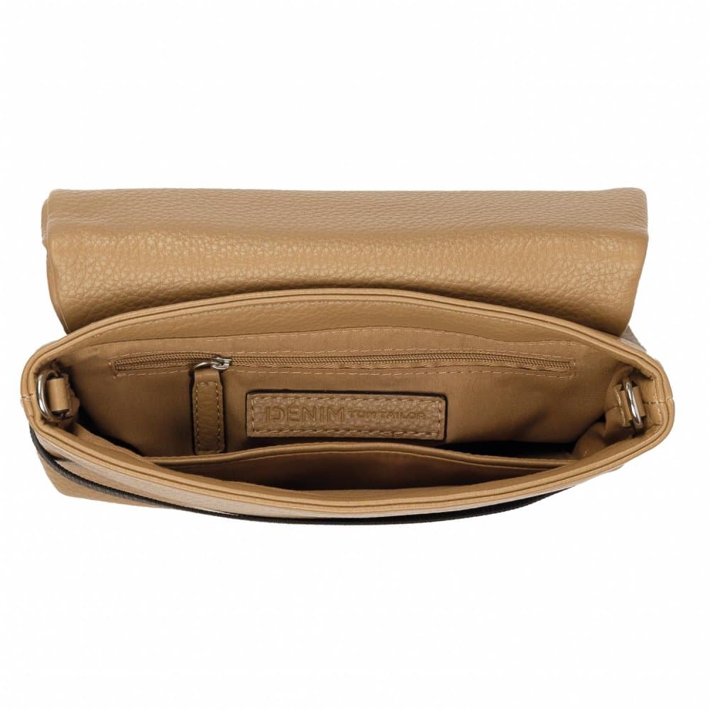 Tom Tailor Denim Marlow Flap Bag M 012013 camel – dámská crossbody kabelka 3