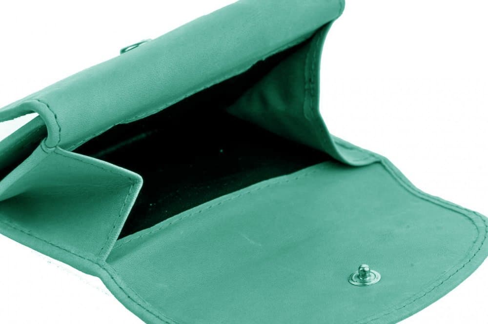 HJP malá peněženka 7116-B TYRKYS GREEN 5