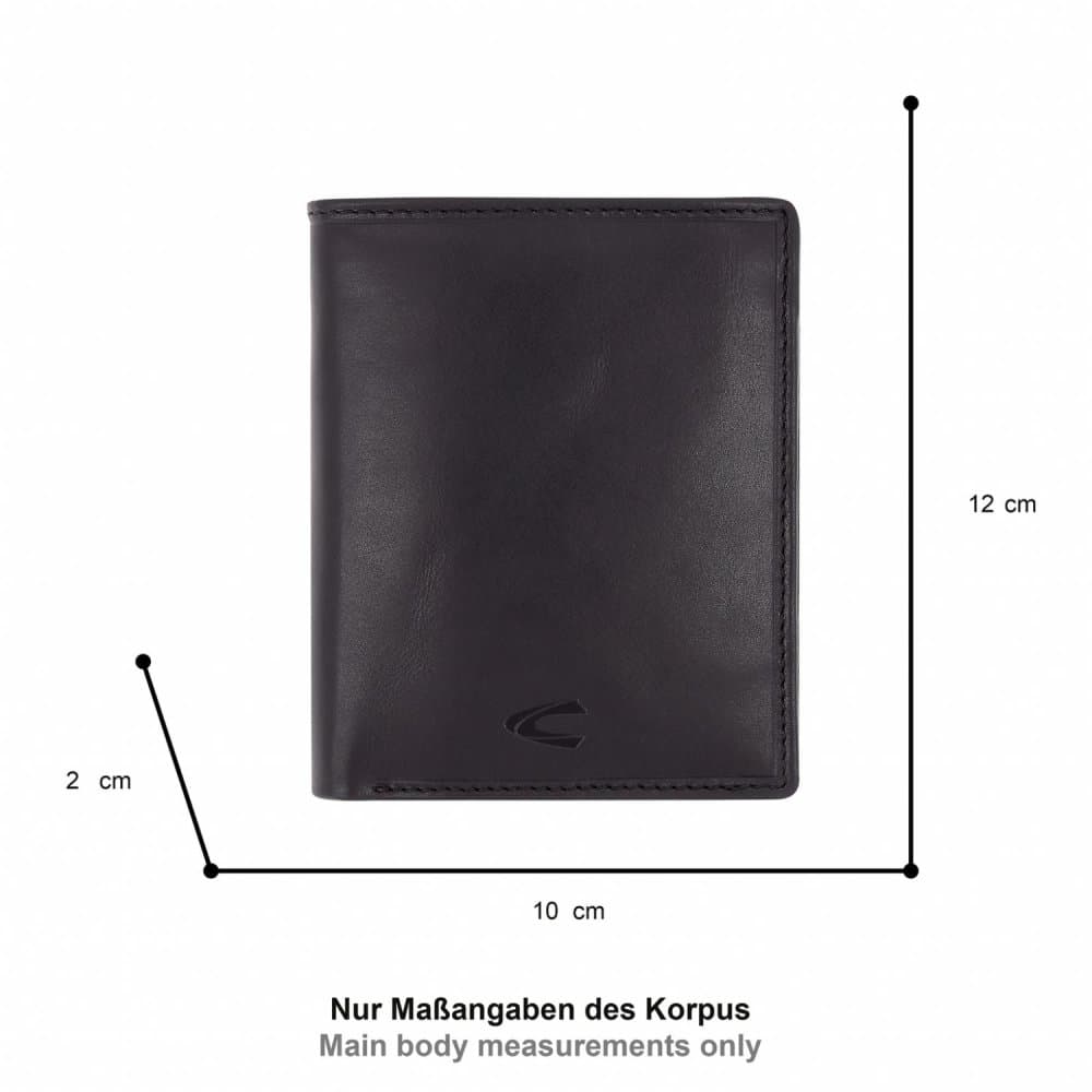 Pánská kožená peněženka Como černá 314-706-60 4