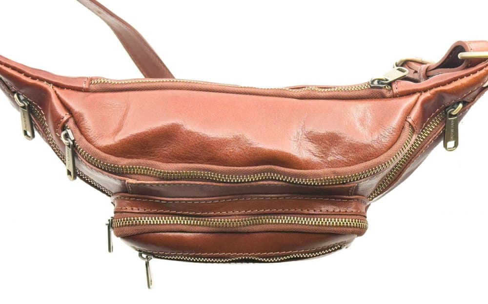 Giglio leather Kožená ledvinka 1206 hnědá 3