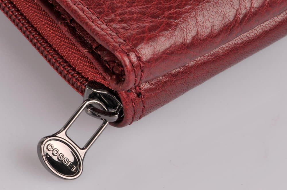 Dámská kožená peněženka Cosset 4401 komodo bordeaux 4