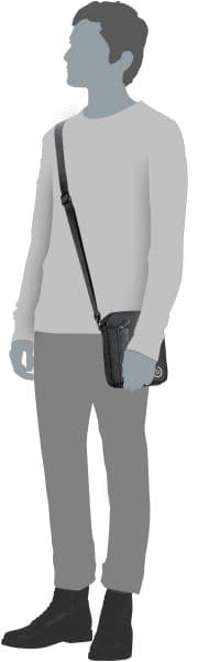 Pánská taštička NERO Shoulderbag small 49640601 černá 5
