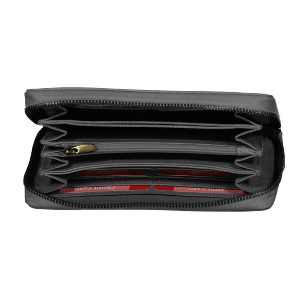 Prostorná dámská peněženka celá zip Old River RFID PWS-670 černá 2