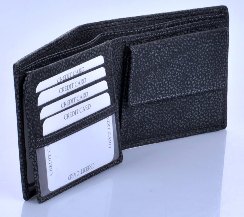 pánská kožená peněženka SG-61075 černá 5