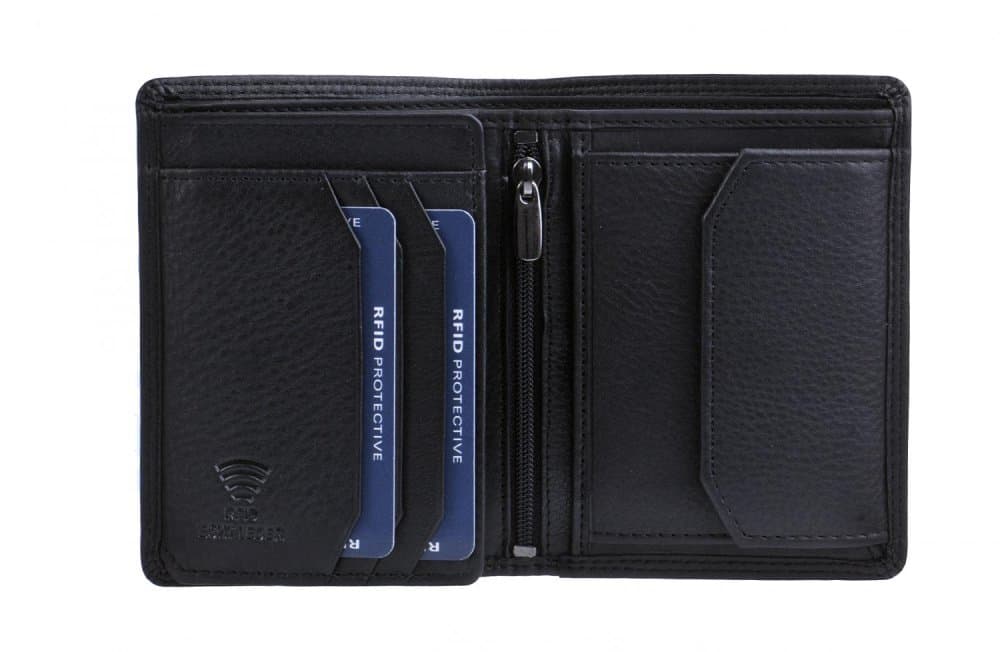 Pánská peněženka kožená RFID ochrana OR-102 černá 3
