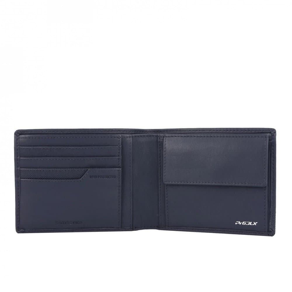 Samsonite Pánská kožená peněženka PRO-DLX 6 144538-1615 tmavě modrá 4