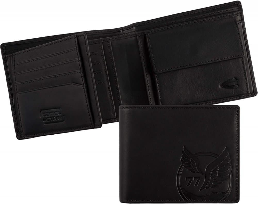 Camel Active Pánská kožená peněženka RFID SAFE černá 280-702-60 2