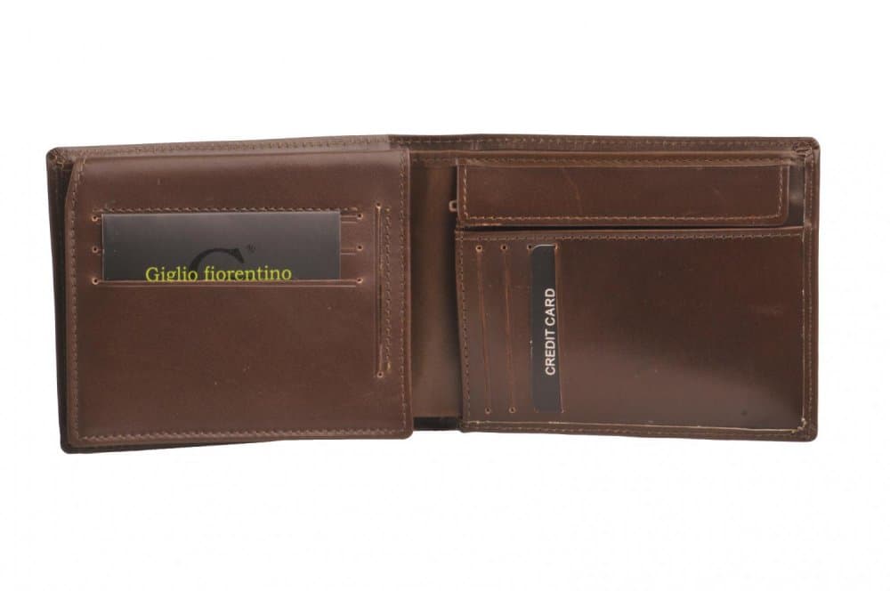 Giglio leather Pánská peněženka GF-011 hnědá 4