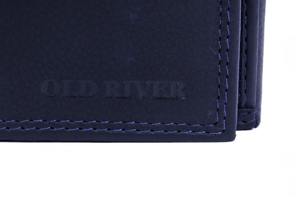 Dámská kožená peněženka Old River 3062 tmavě modrá poslední kus 2