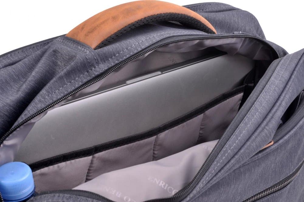 Pánská taška do práce s přihrádkou na NTB 17 " 62123-012 šedá 5