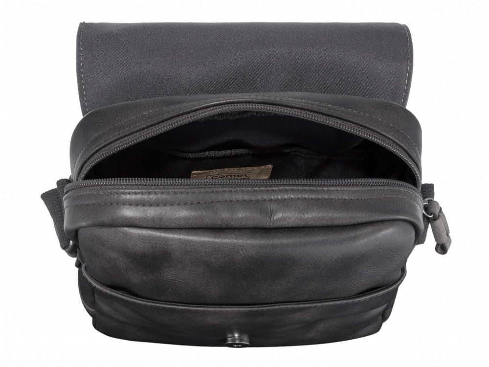Camel Active taška přes rameno LAOS FLAP BAG S 1049 tmavě šedá 3