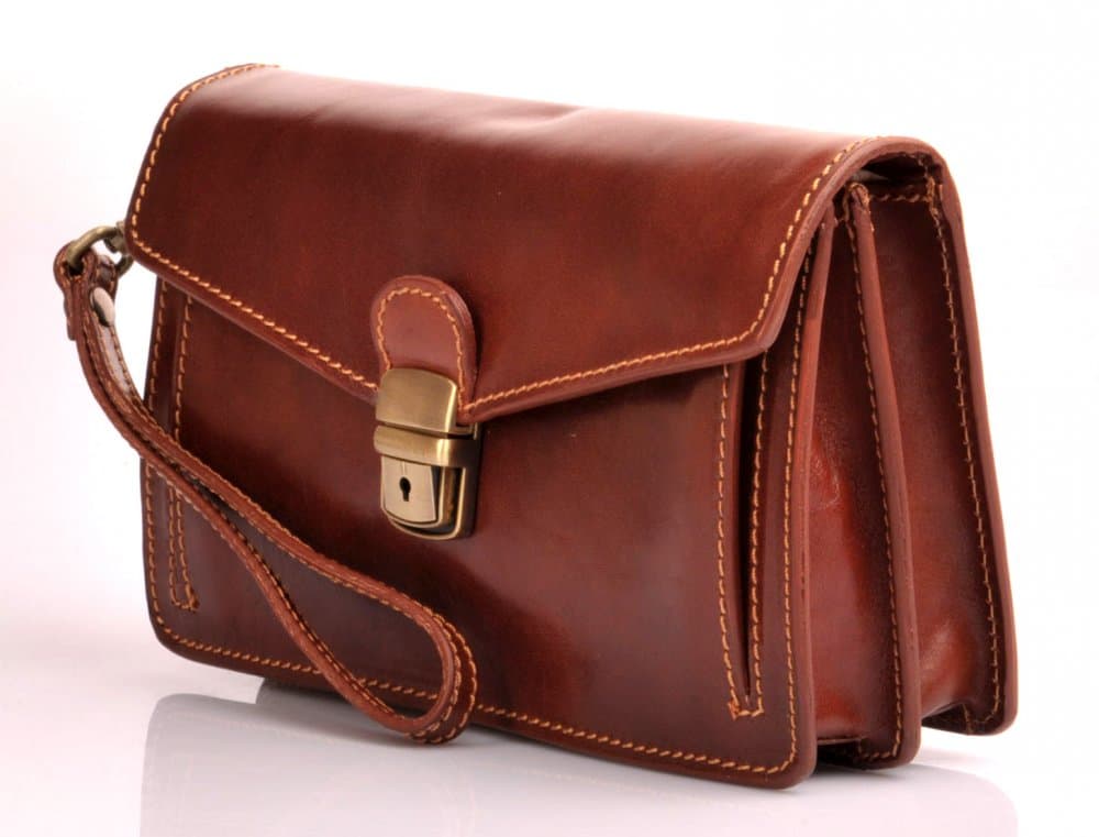 Giglio leather pánská kožená etue na doklady 100-A hnědá 3